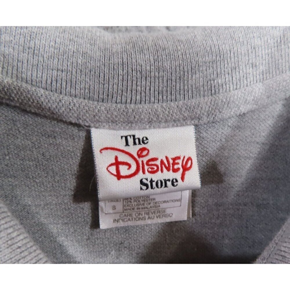 Vintage The Disney Store‎ Polo Shirt Mens Small Walt Disney Studios Gray Tigger - Picture 4 of 9